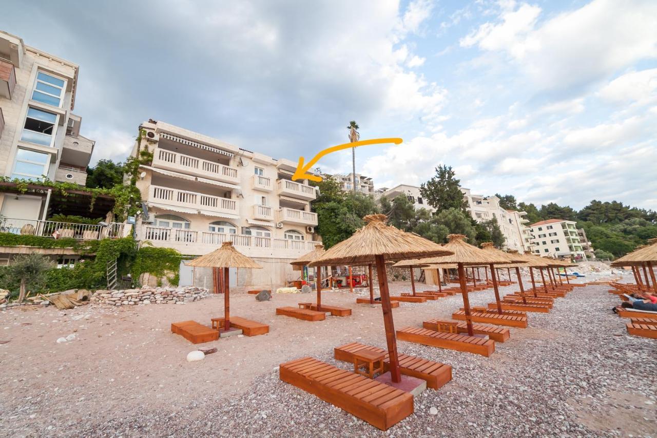 Beachfront First Line View Sveti Stefan Ngoại thất bức ảnh